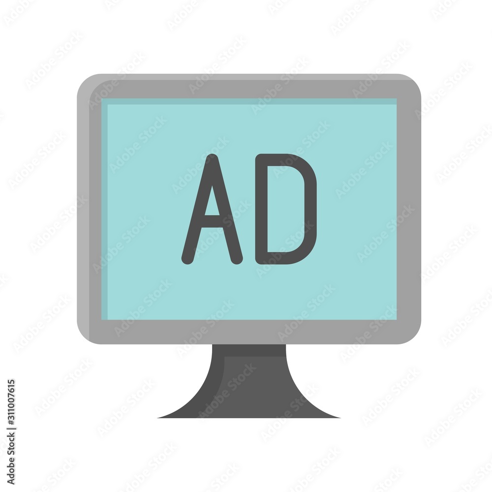 Television and technology related TV vector in flat design Television and technology related TV vector in flat design