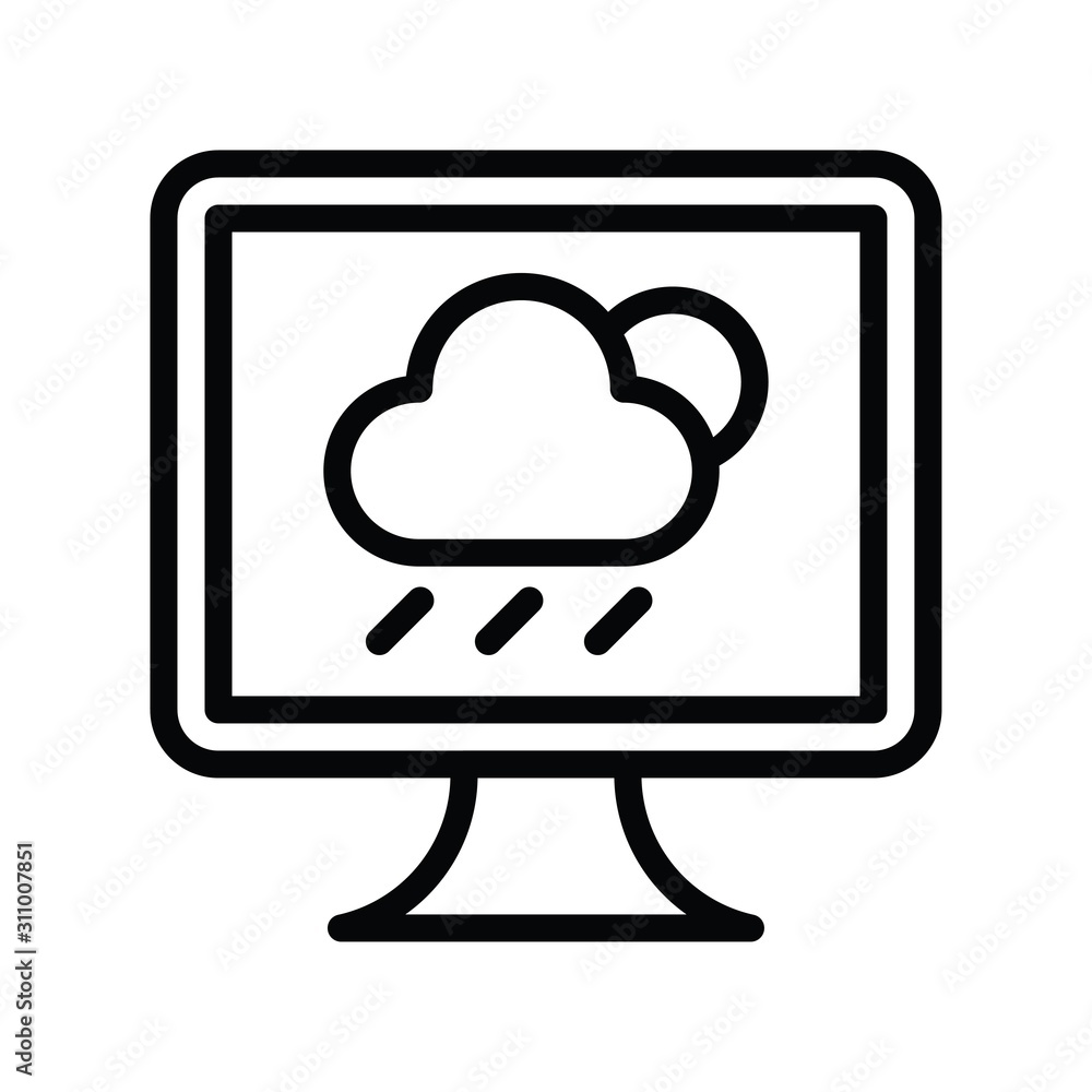 Television and technology related TV vector in lineal or editable stroke design Television and technology related TV vector in lineal or editable stroke design