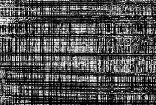 Vector fabric texture. Distressed texture of weaving fabric. Grunge background. Abstract halftone vector illustration. Overlay to create interesting effect and depth. Black isolated on white. EPS10.