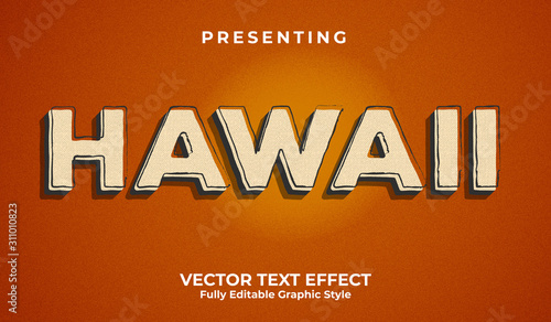 Bold 3d retro editable text effect with grunge texture