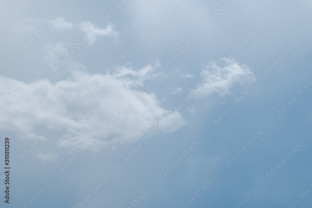 Beautiful white clouds and blue sky high definition skyscraper with grunge texture for background Abstract,nature art style,soft and blur focus.