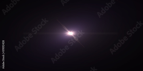Overlay, flare light transition, effects sunlight, lens flare, light leaks. High-quality stock images of warm sun rays light effects, overlays or golden flare isolated on black background for design