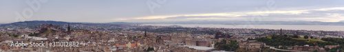 panorama of Edinburgh, Scotland