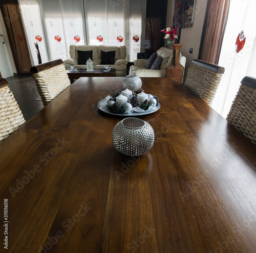 nice dining room for the family