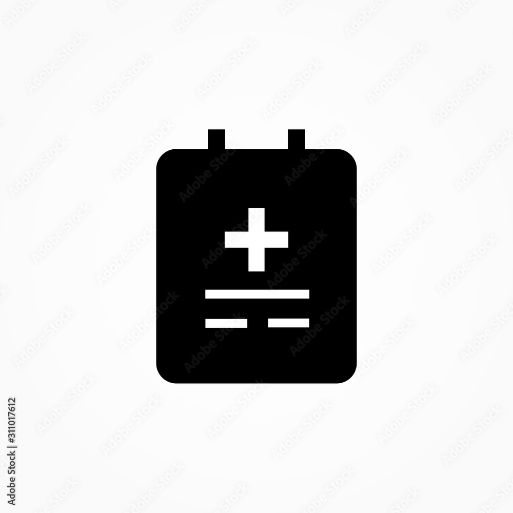medic note icon. medical report vector icon. medic note icon. medical report vector icon.