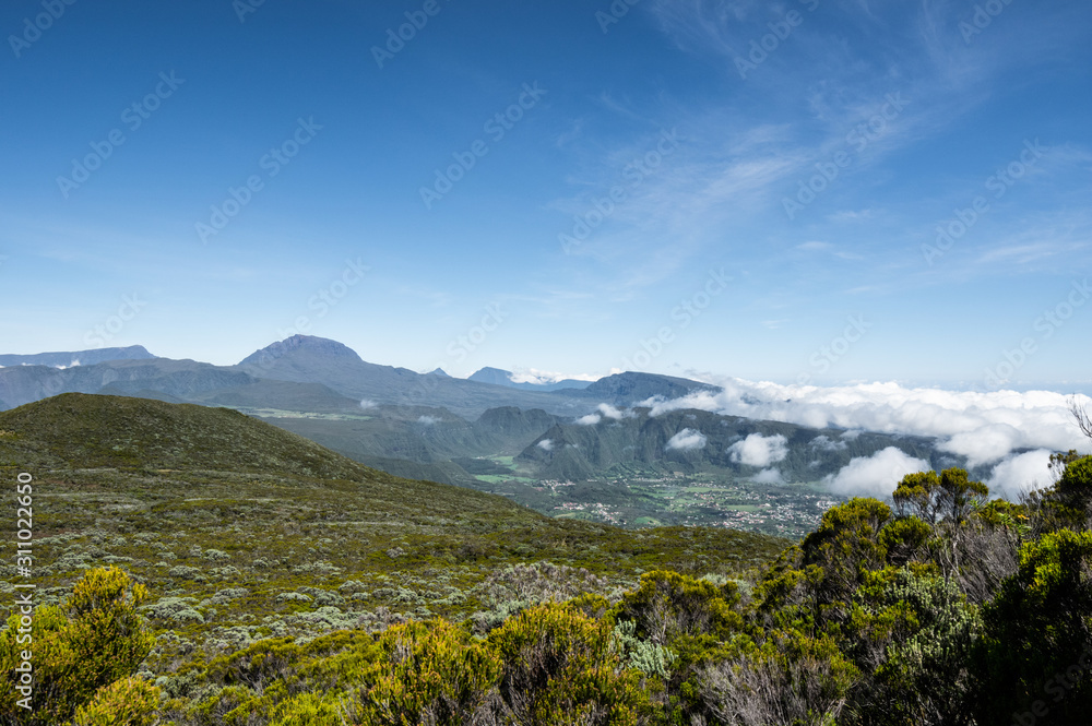 Naklejka premium reunion island