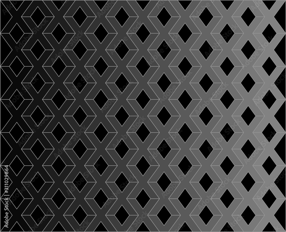 Grey X letter pattern background vector. Repeat X alphabet on black background. Grey X letter pattern background vector. Repeat X alphabet on black background.