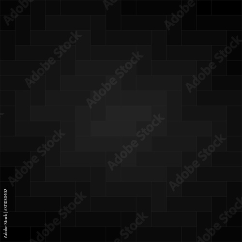 Black and gray zigzag chevron pattern background. Weave pattern background vector.