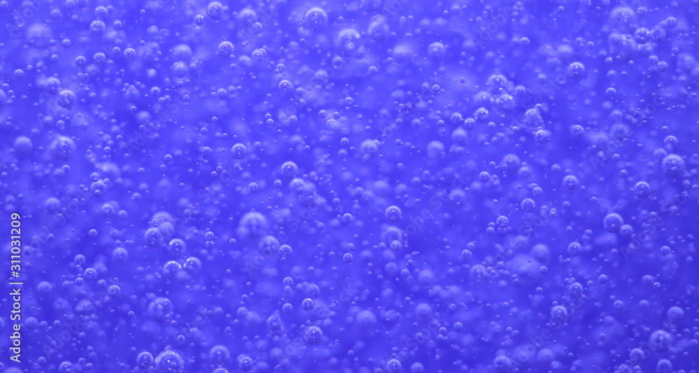 Bubbles in a blue bottle Bubbles in a blue bottle