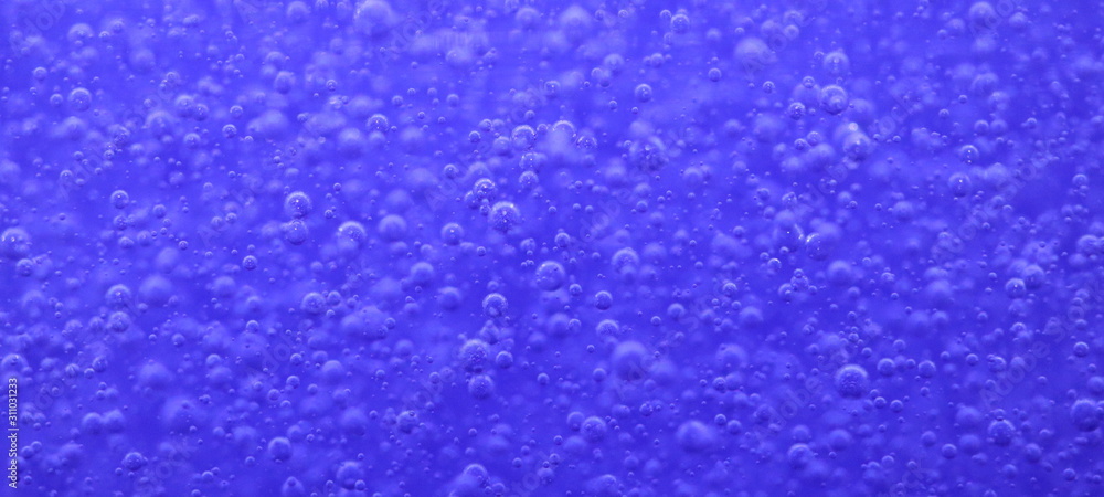 Bubbles in a blue bottle Bubbles in a blue bottle