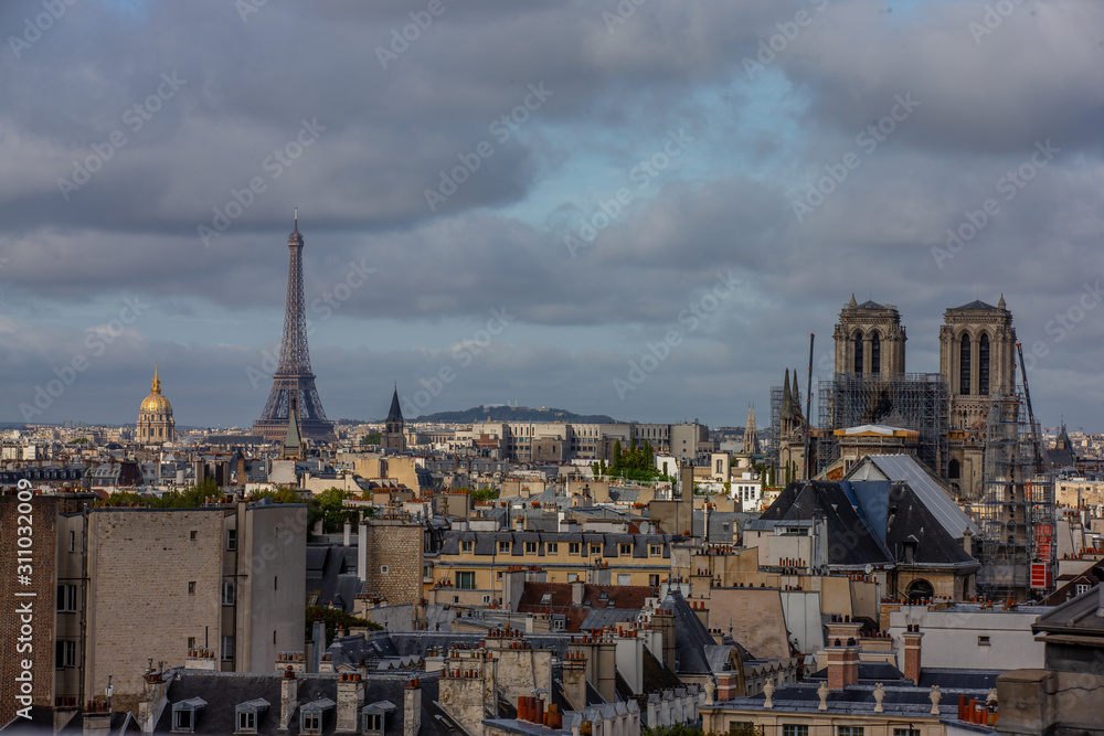 paris vue d'en haut