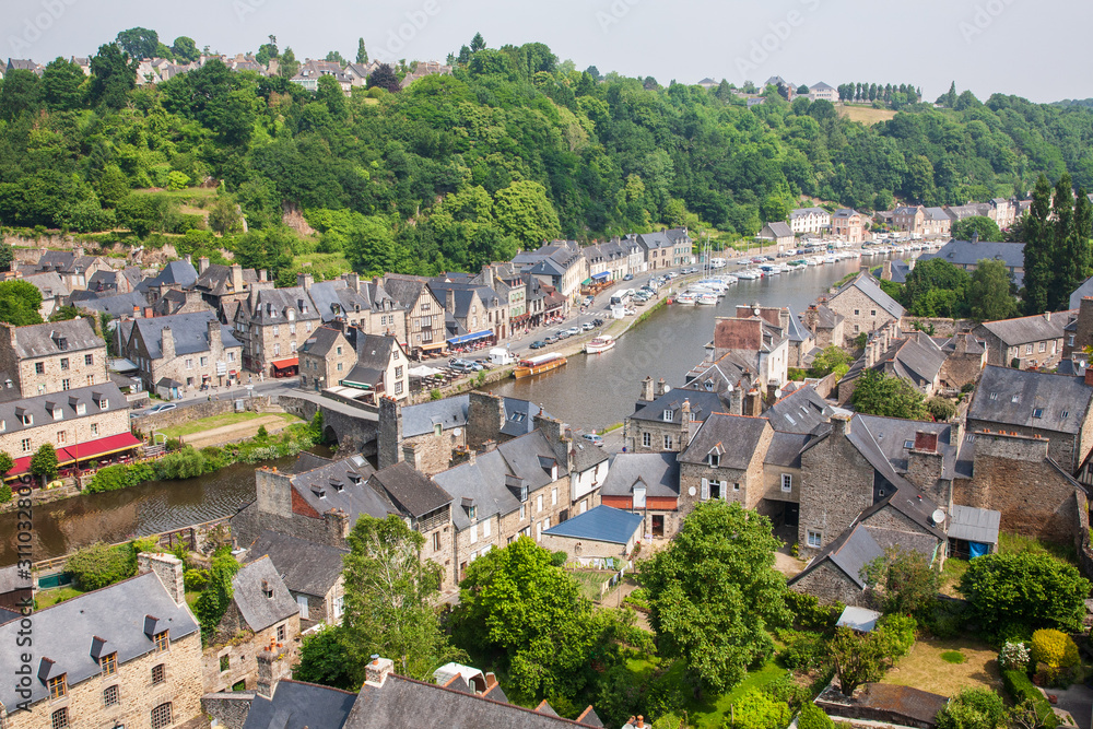 Aerial view of Port of Dinan