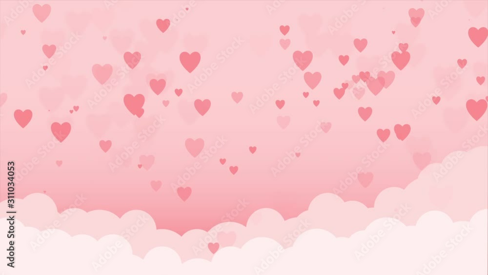 Motion graphic of heart shape abstract backgrounds Motion graphic of heart shape abstract backgrounds