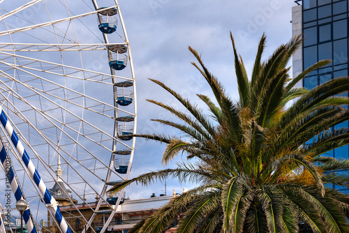 Ferris wheel of Donostia-San Sebastian, Basque Country, Spain photo