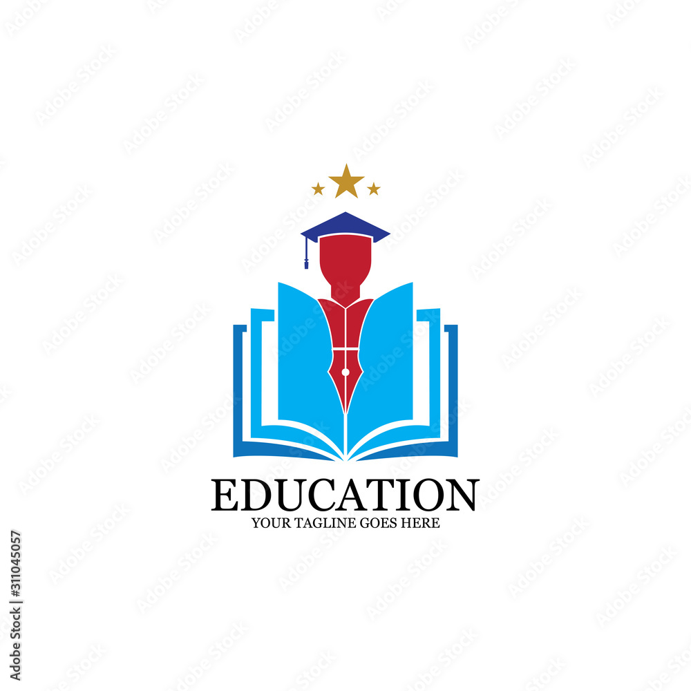 Fototapeta premium Education Logo Template vector