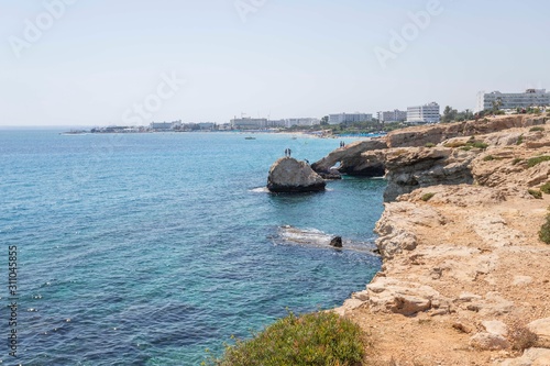 bridge of love, arch of love and the blue sea, Ayia Napa, Cyprus © zaoark