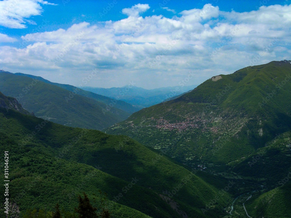 Mavrovo mountain national park Macedonia