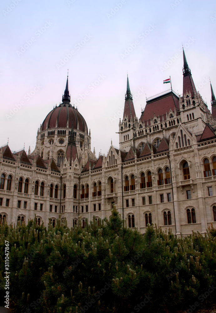 The parliament building in Budapest. Hungary.