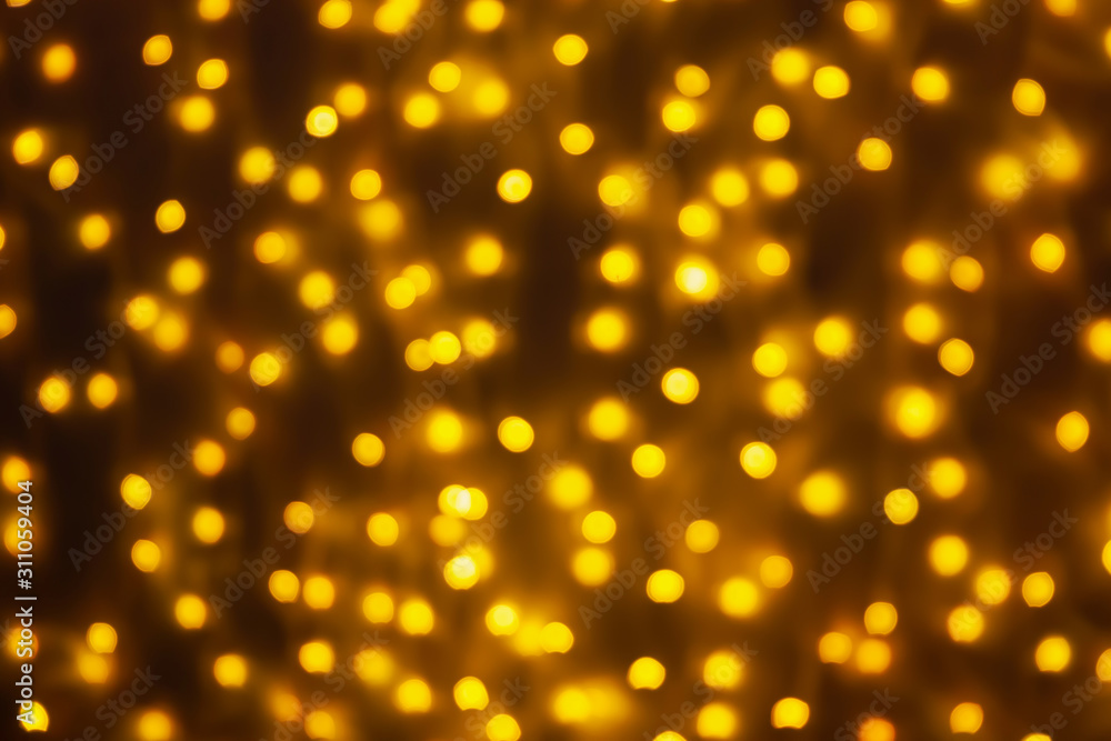 Abstract blur golden bokeh light Christmas holiday background Abstract blur golden bokeh light Christmas holiday background