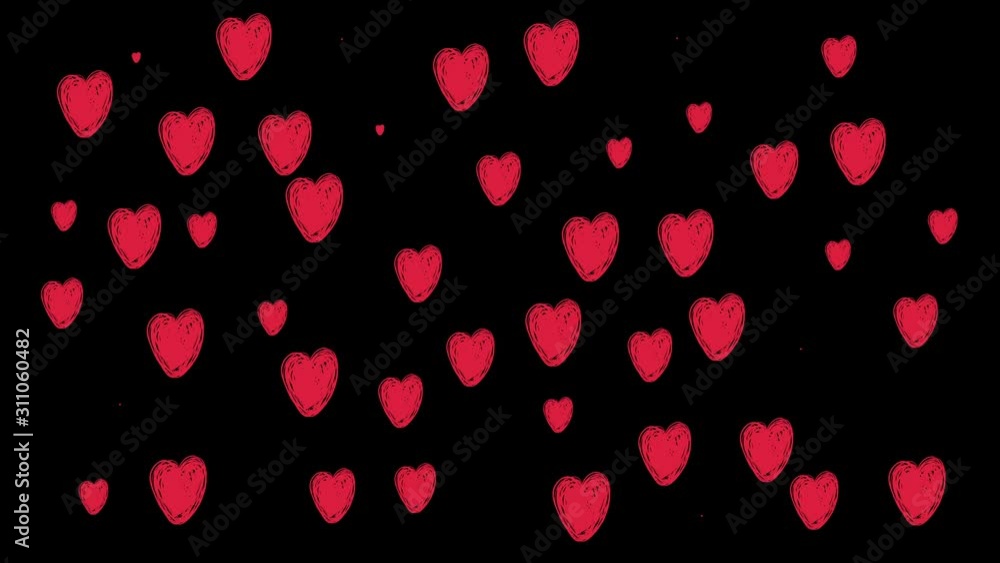 heart, many hearts . heart pink on black backdrop Background of hearts, canvas, clipart of hearts. cartoon, animated cartoon. for Valentines greeting card motion design, 8 march, women's day 4k heart, many hearts . heart pink on black backdrop Background of hearts, canvas, clipart of hearts. cartoon, animated cartoon. for Valentines greeting card motion design, 8 march, women's day 4k