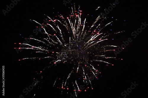 fireworks at night