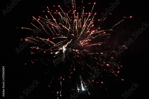 fireworks at night