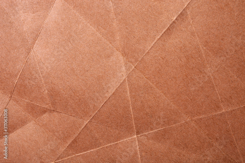 Wallpaper Mural Crumpled craft paper texture as background with place for text Torontodigital.ca