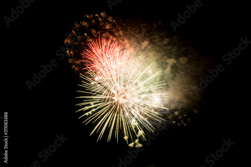Beautiful Firework in the sky, celebration and new year concept © Minerva Studio