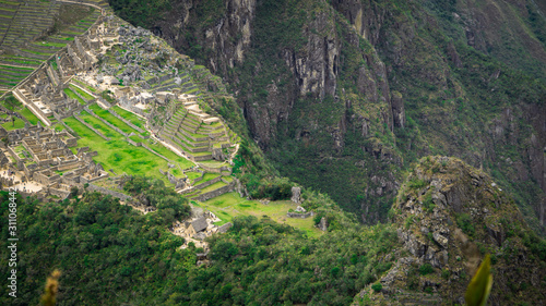 Royal Palace and the Acllahuasi of the Incas in Machu Picchu, Peru photo