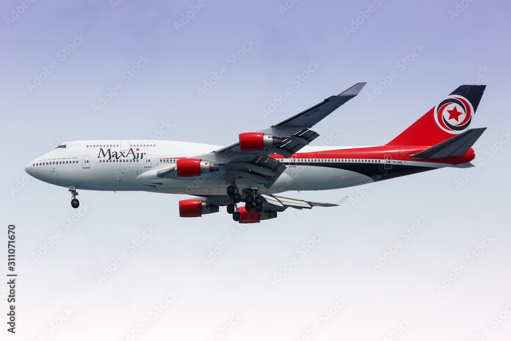 Max Air Boeing 747 airplane Stock Photo | Adobe Stock
