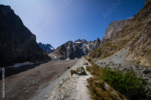 Mountaineering in the Ecrins Massif in the French Alps