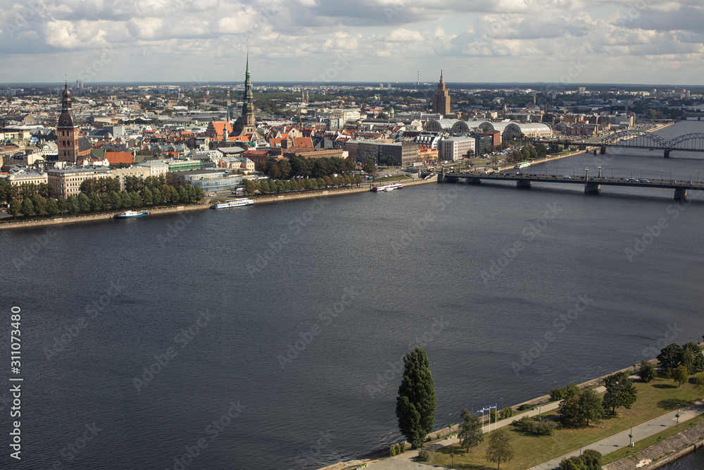 panorama of Riga