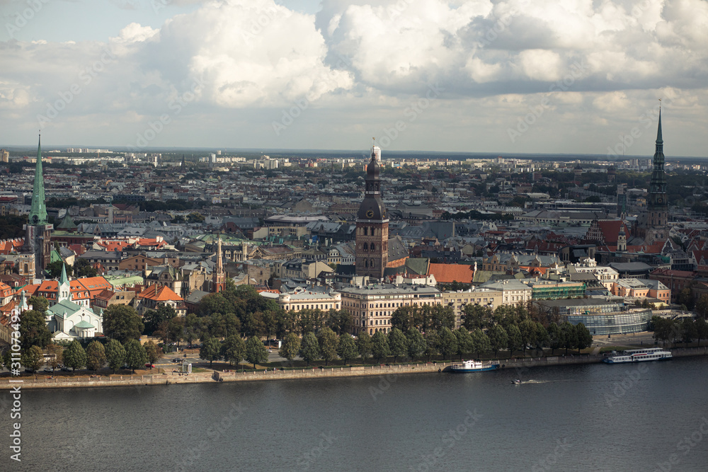panoramic view of Riga