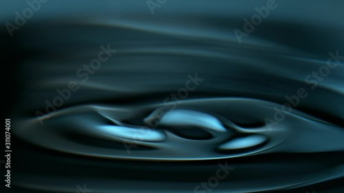 Super Slow Motion Macro Shot of Swirling Water at 1000fps. Shooted with High Speed Cinema Camera in 4K resolution. photo