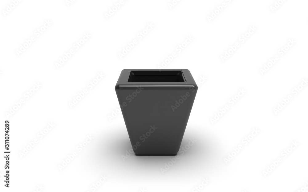 Empty Flower Pot isolated on White Background Empty Flower Pot isolated on White Background