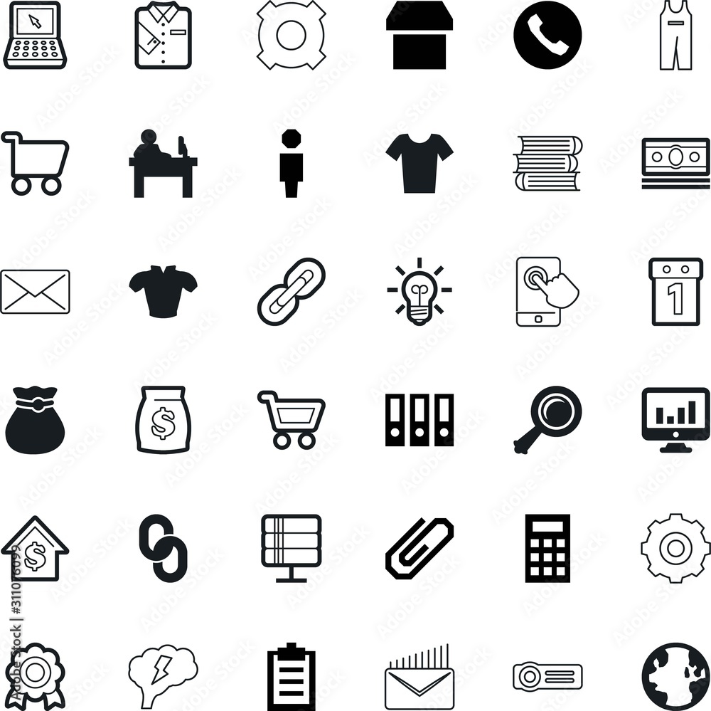 business vector icon set such as: short-sleeve, adult, overalls, tee, yen, logistics, quality, energy, wheel, folder, day, overall, medal, debt, gear, hosting, database, brainstorm, telephone, maths business vector icon set such as: short-sleeve, adult, overalls, tee, yen, logistics, quality, energy, wheel, folder, day, overall, medal, debt, gear, hosting, database, brainstorm, telephone, maths