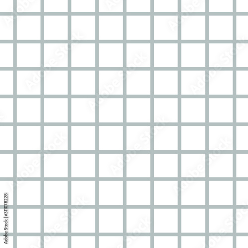 Checkered notebook style seamless pattern. Geometric pattern vector illustration.