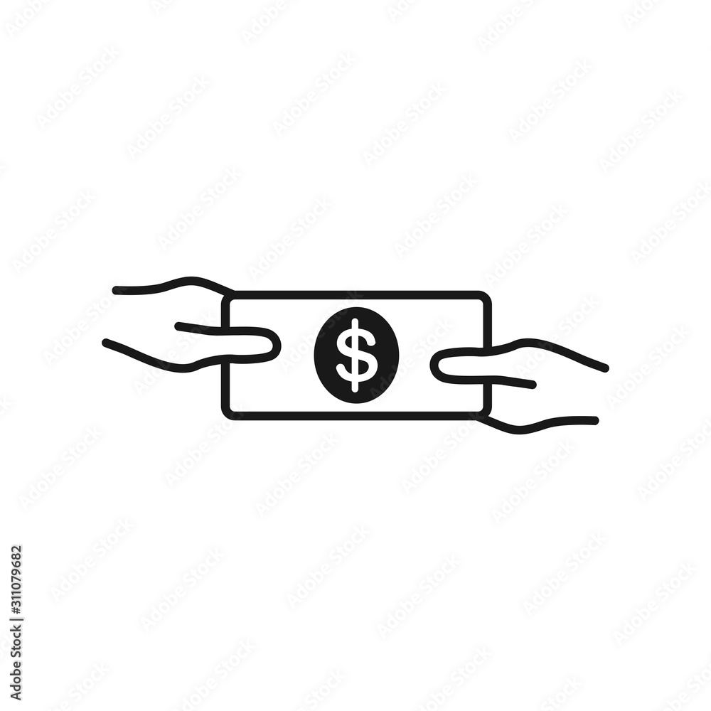 Money and payment icon vector Illustration
