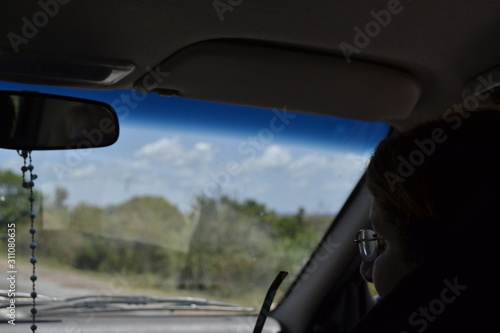 view through the driver's eyes