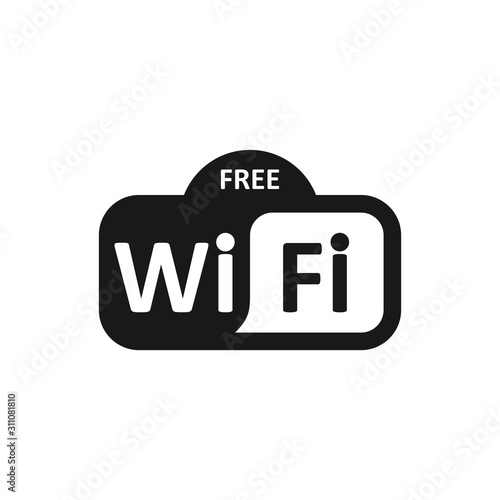  Free WiFi Sign Icon Vector Illustration