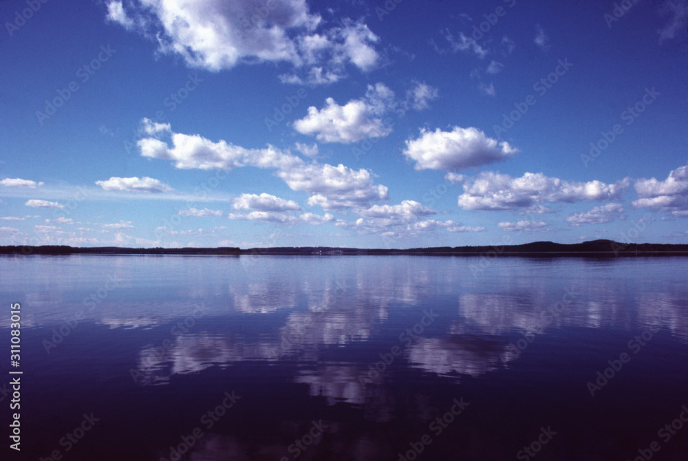 Reflection of Clouds in Water