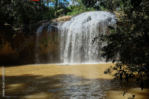 Waterfall Prenn. Amazing waterfall in the jungle of Vietnam near the town of Dalat.