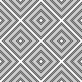Seamless abstract background with rhombuses. Checkered infinity geometric pattern. Vector illustration. 