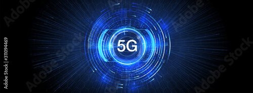 Big data binary code flow numbers. Global network high speed innovation connection. Global network high speed innovation connection data rate technology vector illustration