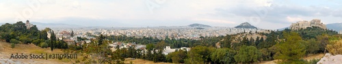 panoramic view of Athens, Greece