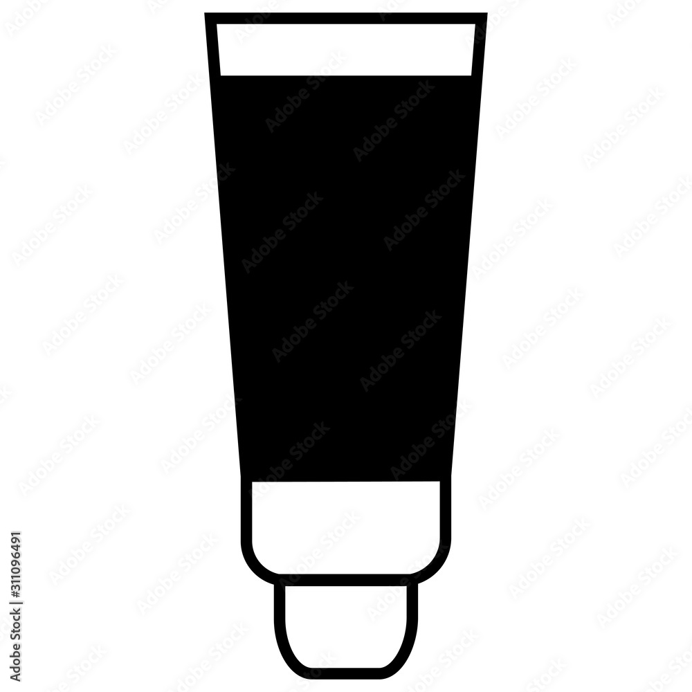 Medical cream cream linear icon