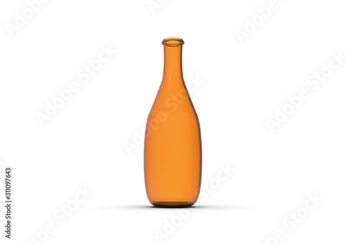 Decoration Bottle Isolated on White Background