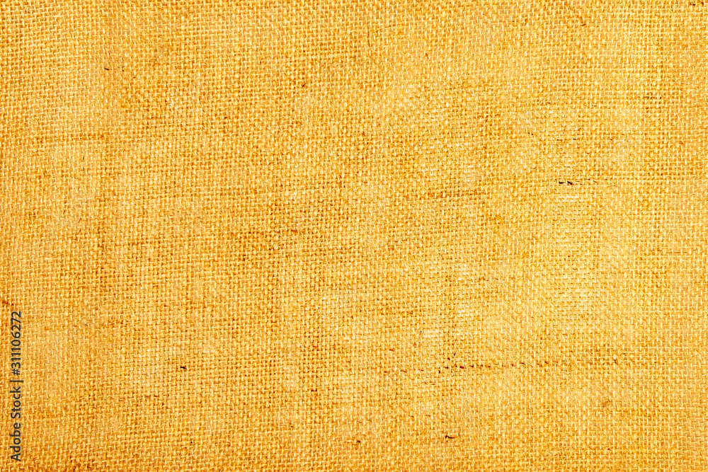 Yellow, orange, warm texture. Cotton, canvas, fabric.