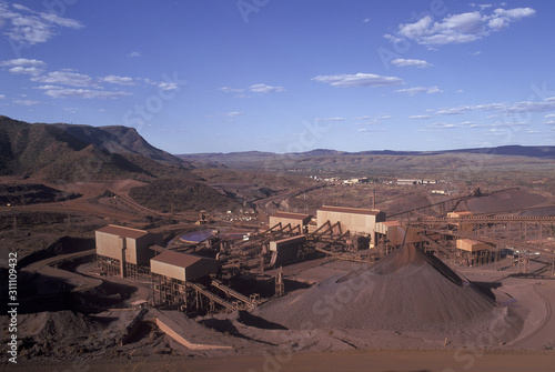  Mt Tom Price Iron Ore mine in the far north of Western Australia