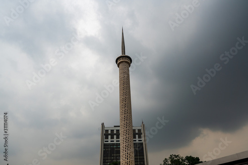 Minaretat  Istiqlal mosque,...